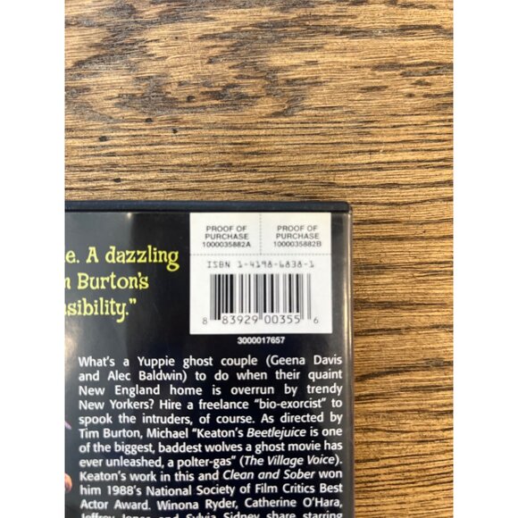 Beetlejuice 20th Anniversary Deluxe Edition DVD 2008 Fantasy Movie Pre-Owned - Picture 3 of 4